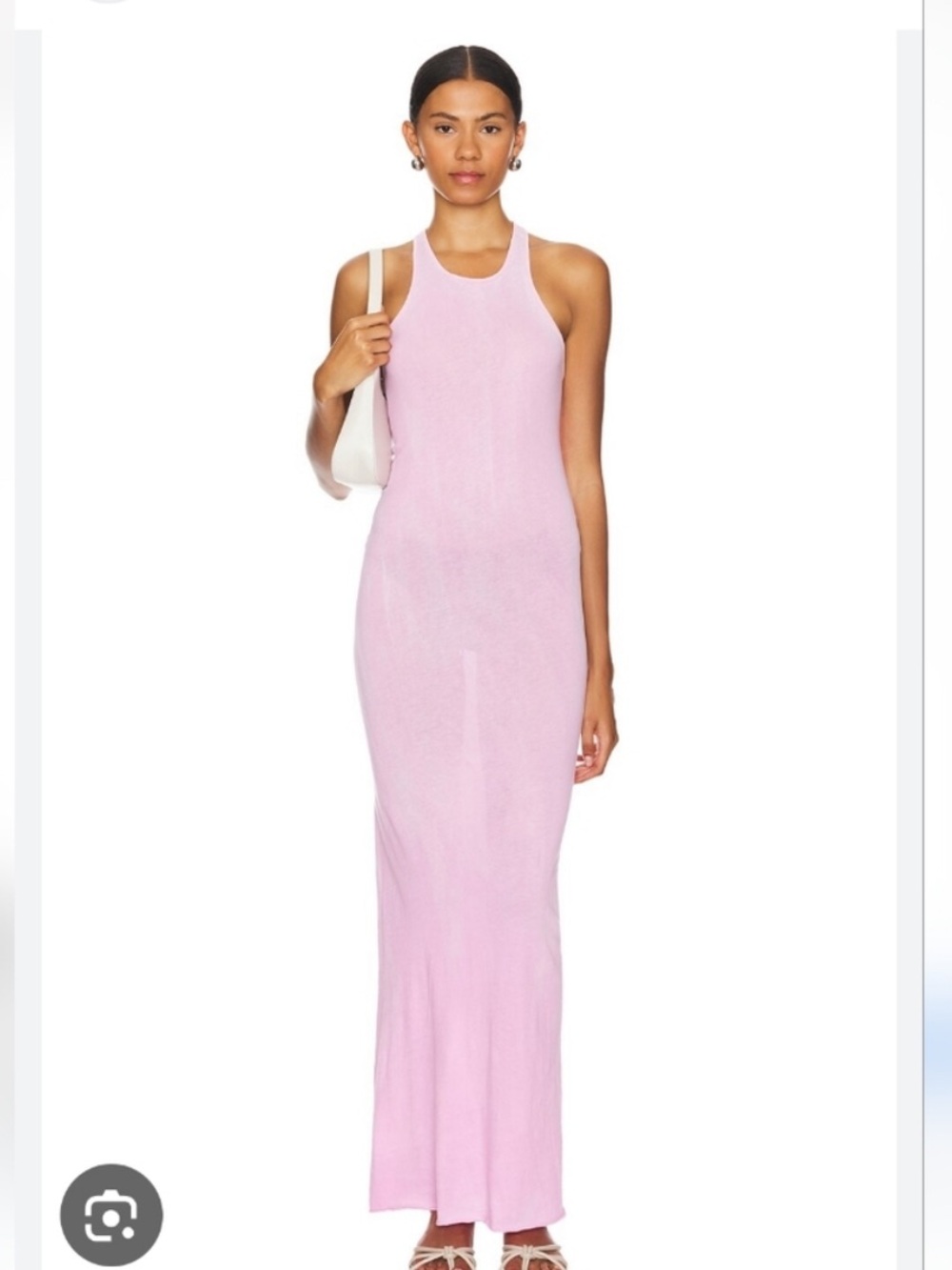 Cotton citizen Marbella maxi dress in pink